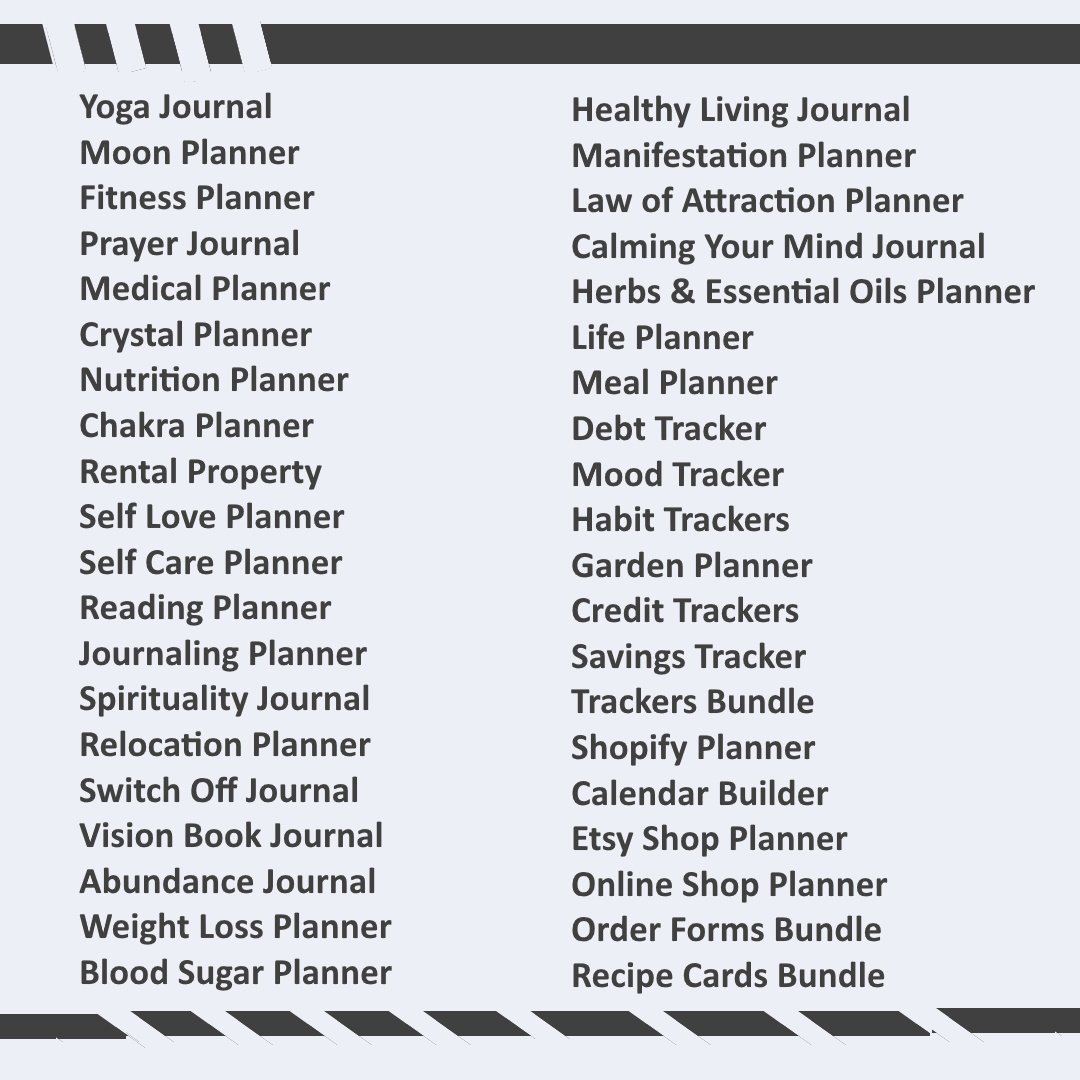 Mega Canva Planner Bundle – 50+ Editable Templates