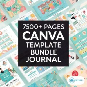 7500+ Editable Canva Templates Bundle – Planners, Journals & Business | PLR + MRR