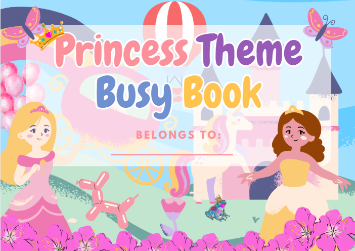 Kids Busy Book Bundle – 6 Themes | Editable Canva & Printable