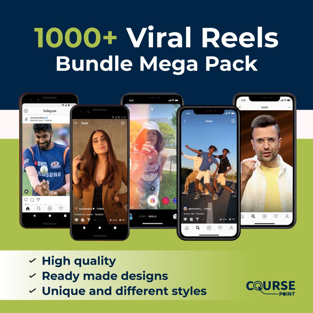 ULTIMATE 1000+ VIRAL REELS MEGA BUNDLE (AI + MOTIVATION + LUXURY 🚀