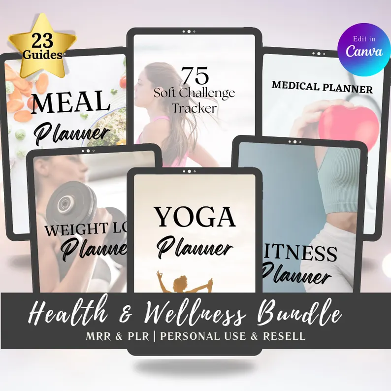 7500+ Editable Canva Templates Bundle – Planners, Journals & Business | PLR + MRR